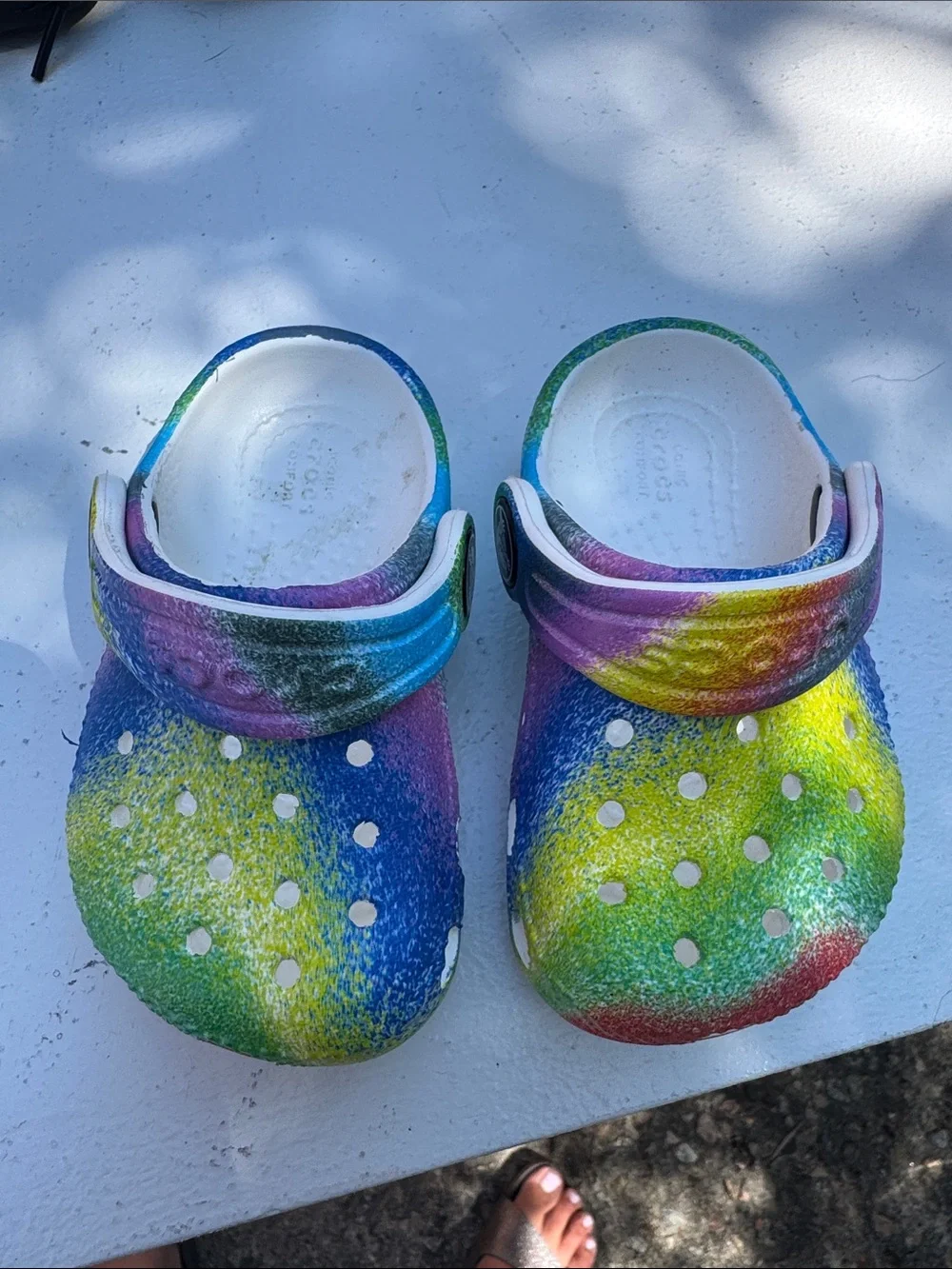 Baby Crocs Rainbow